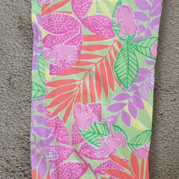 Lilly Pulitzer Vintage Frog Printed Pants Size 2 - Picture 6 of 7